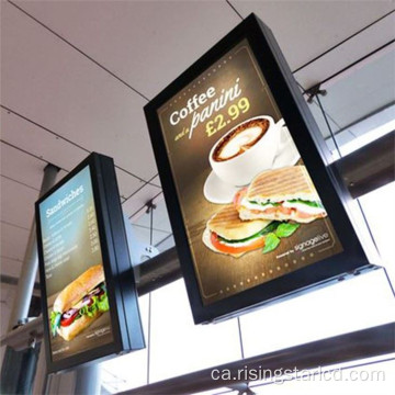 Tauler de menú digital de la cafeteria